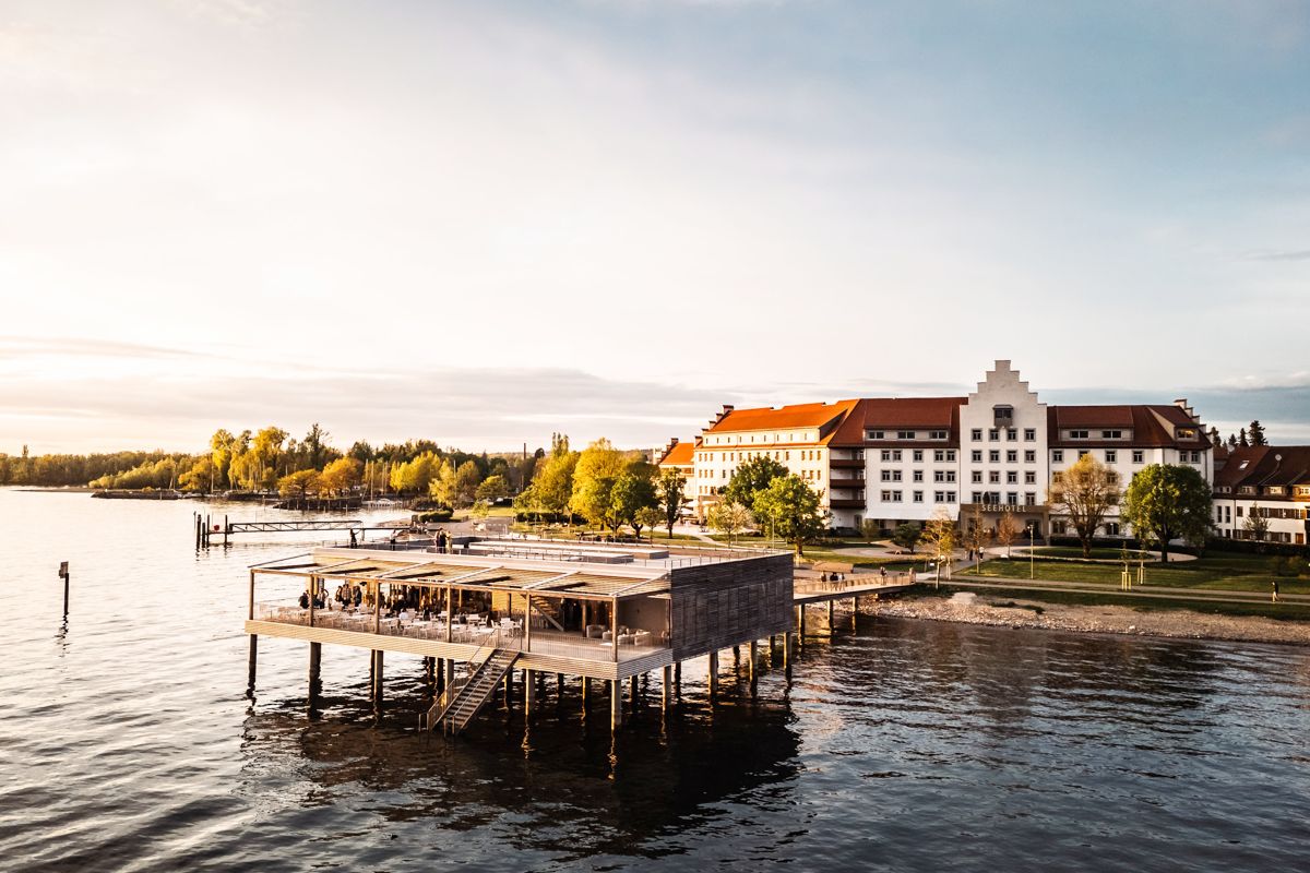 Außenansicht vom Seehotel am Kaiserstrand
